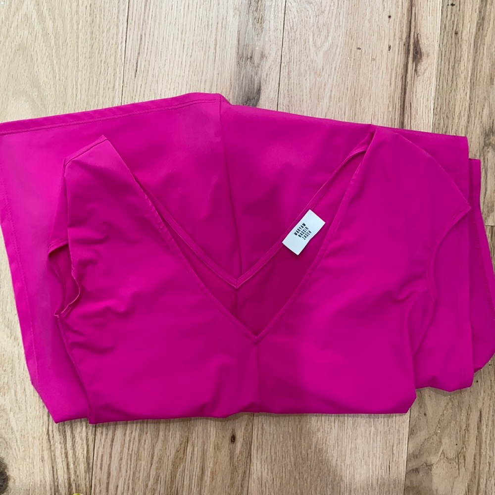 MZN Mila Dress-magenta